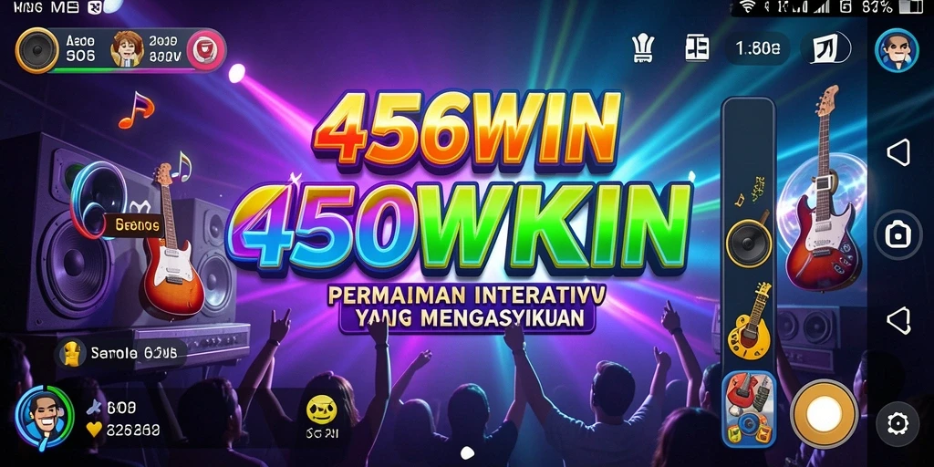 Screenshot gameplay 456WIN yang menunjukkan keseruan bermain musik.