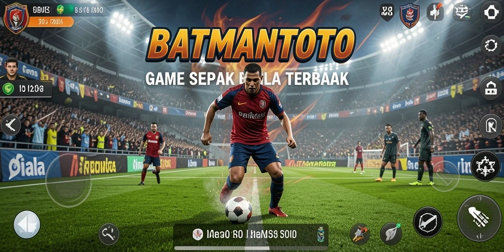 Tampilan gameplay seru dalam BATMANTOTO yang menunjukkan aksi di lapangan.