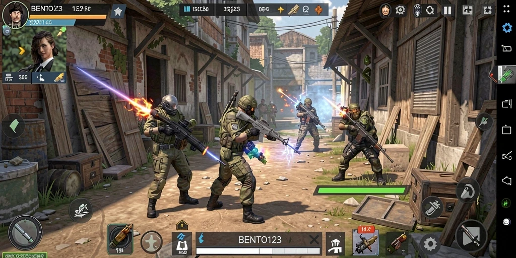 Tampilan gameplay SLG yang memukau di BENTO123.