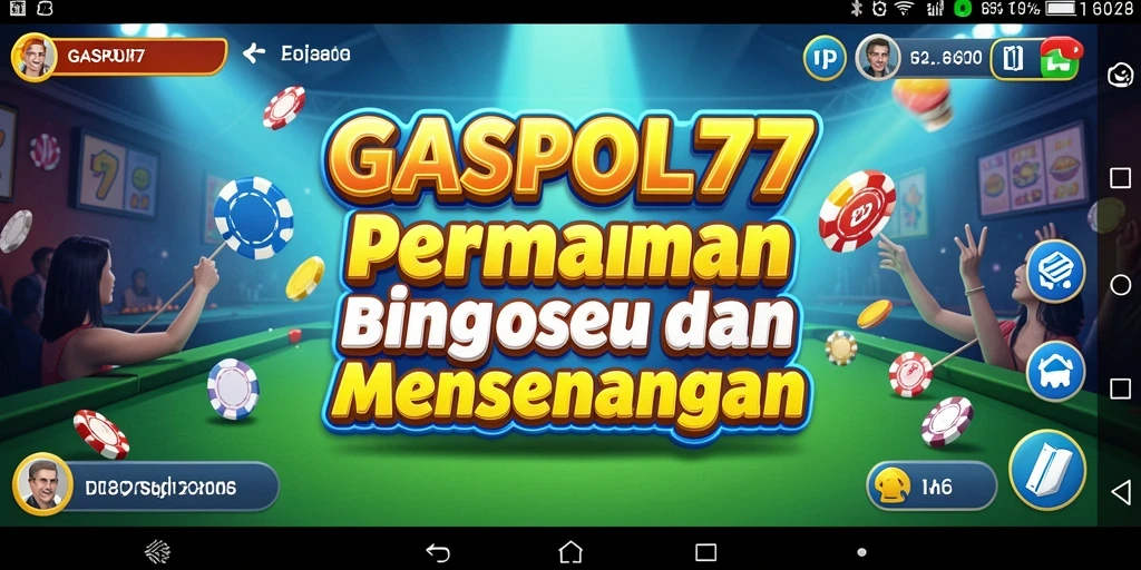 Tampilan seru permainan Bingo di GASPOL77.