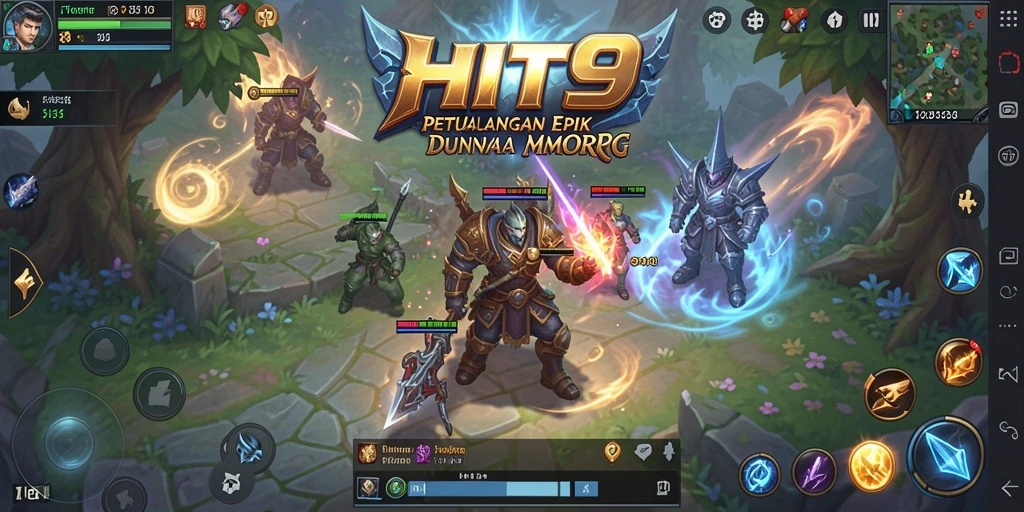 Screenshot menampilkan aksi seru dalam gameplay MMORPG yang mendebarkan.