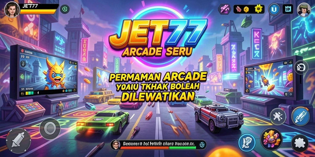 Tampilan seru gameplay JET77 yang penuh aksi dan tantangan.