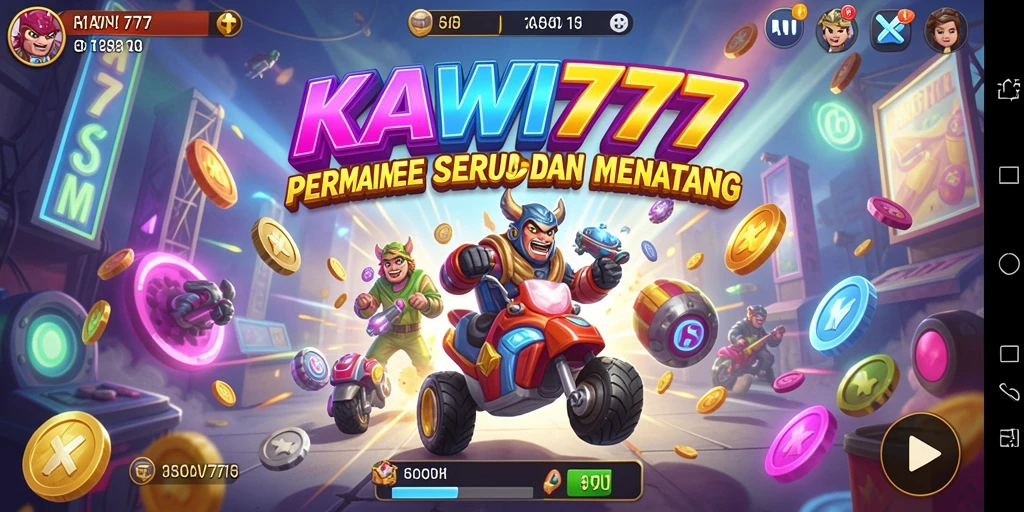 Screenshot KAWI777 menampilkan aksi gameplay Arcade yang seru.