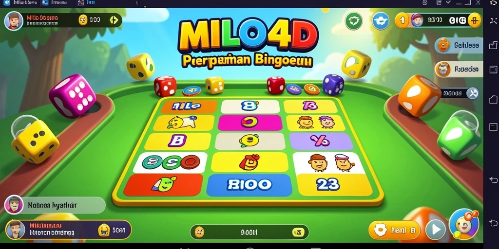 Tampilan permainan Bingo yang seru di MILO4D.