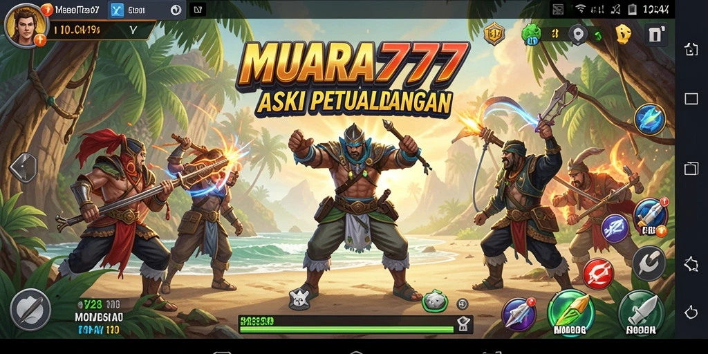 Tangkapan layar menunjukkan aksi seru dalam gameplay MUARA777.