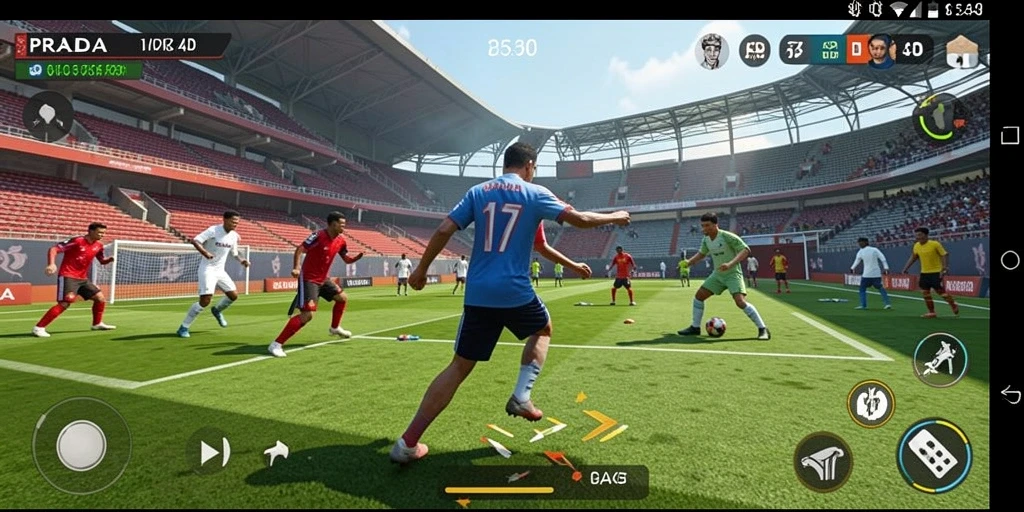 Gameplay seru PRADA4D yang menghadirkan pengalaman olahraga nyata.