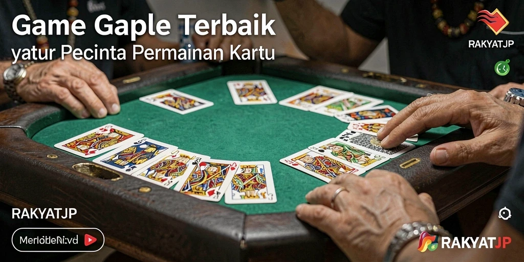 Tampilan gameplay RAKYATJP yang seru dalam permainan Gaple.