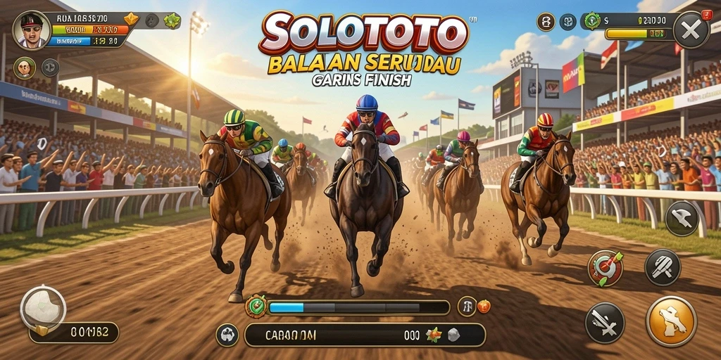 Pengambilan gambar mendebarkan dari balapan cepat di SOLOTOTO.