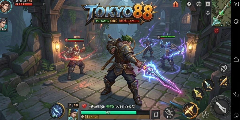 Tampilan menarik dari gameplay ARPG TOKYO88 dengan aksi mendebarkan.