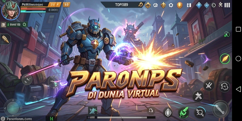 Screenshot dari gameplay TOPI189 yang intens dan mendebarkan.