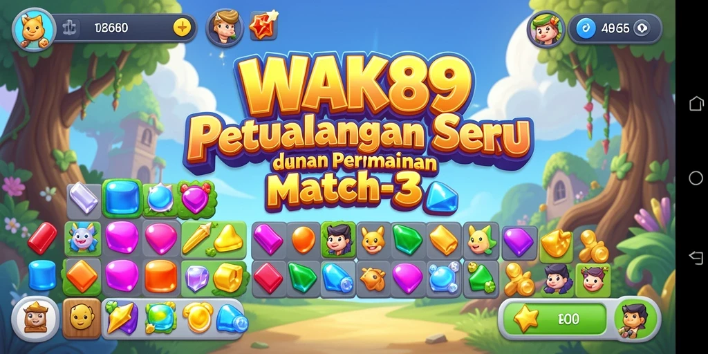 Tampilan gameplay seru di WAK89 yang menantang.